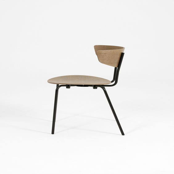 image of Modern Danish oak desk chair
