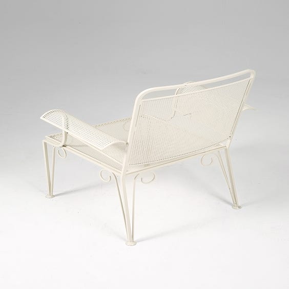 image of Midcentury iron garden chair