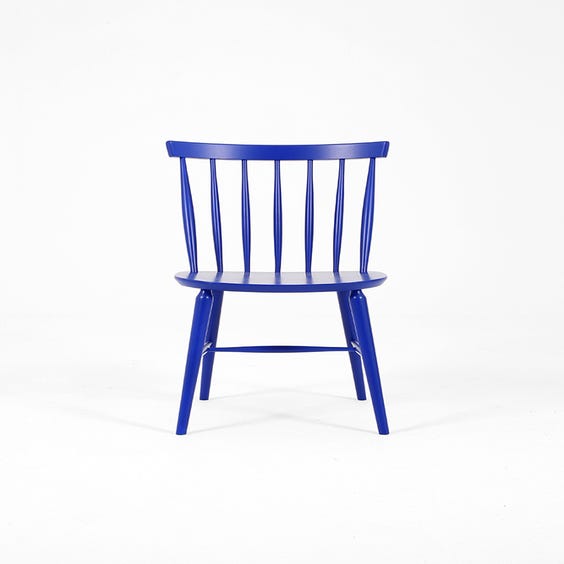 image of Yves Klein blue spindle chair