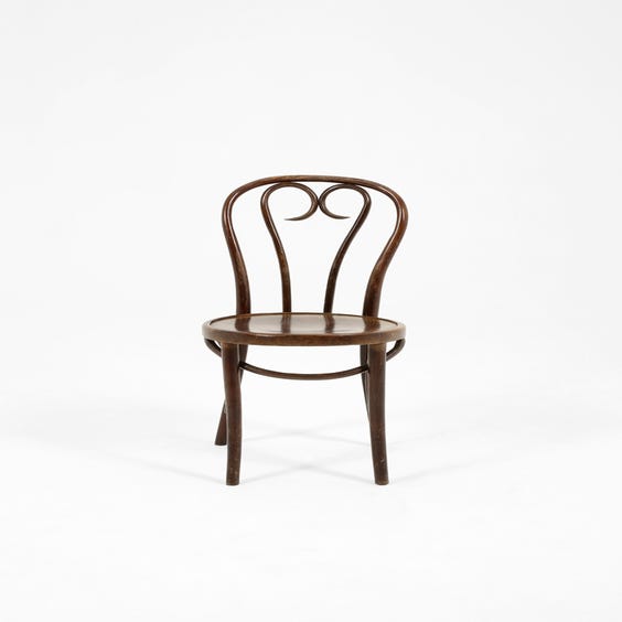 image of French darkwood bentwood chair