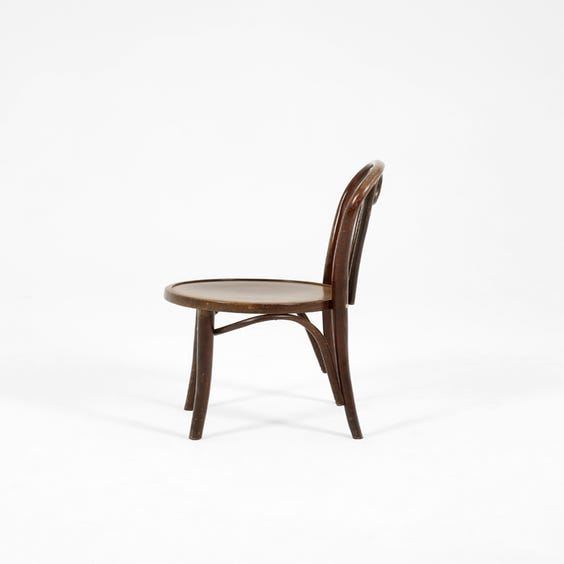 image of French darkwood bentwood chair