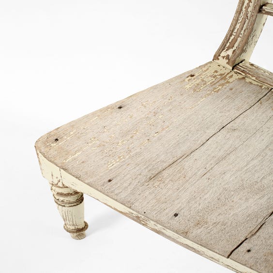 image of Gustavian style distressed chair