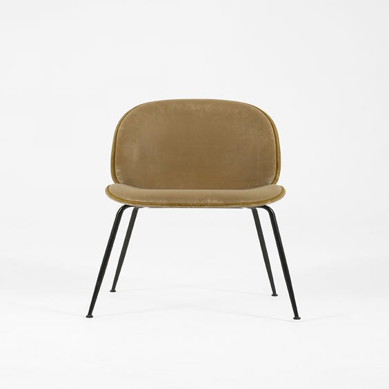 image of Beetle mushroom velvet chair