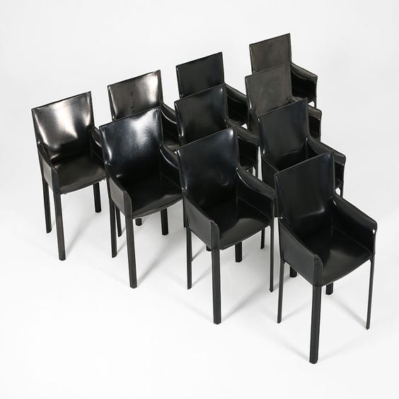 image of De Couro of Brazil leather dining chair