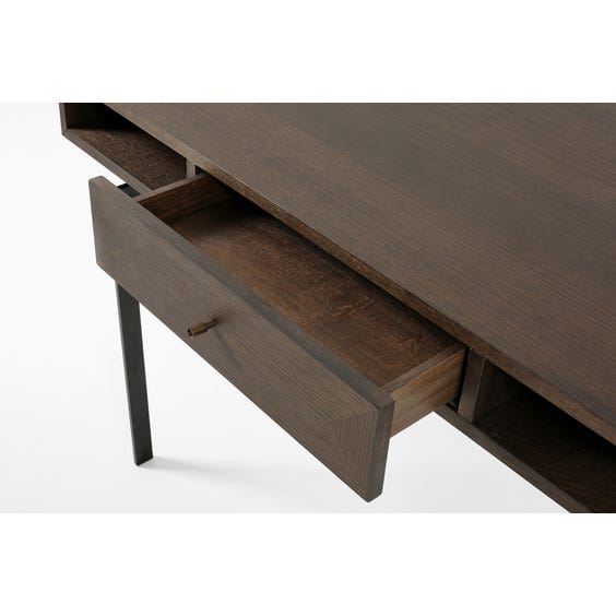 image of Modern darkwood desk
