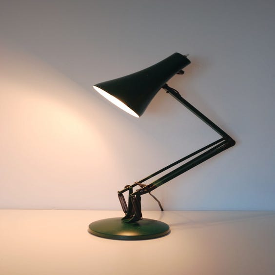 image of Herbert Terry green desk lamp