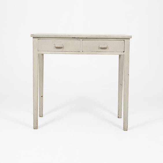 image of Small simple grey dressing table