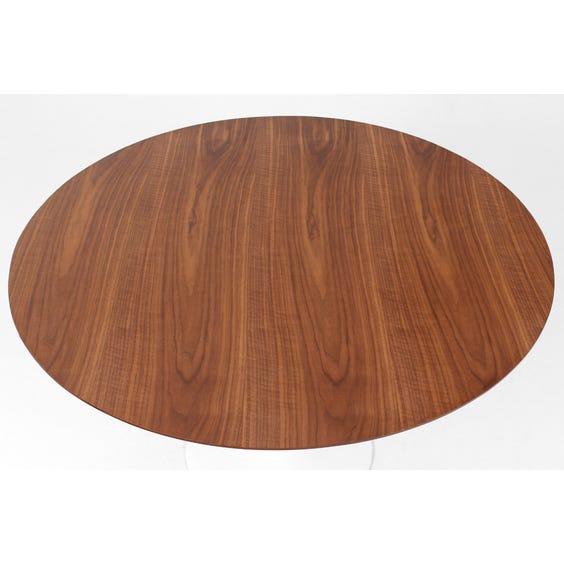 image of Saarinen walnut top dining table
