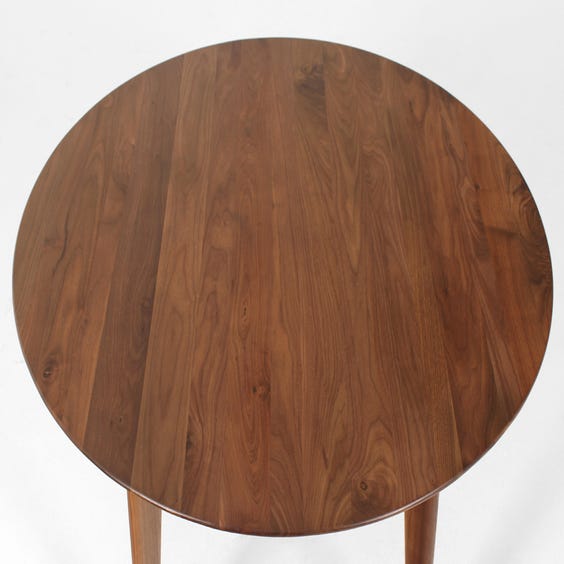 image of Simple modern walnut dining table