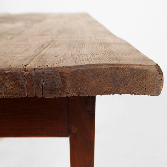image of Rustic French chestnut dining table