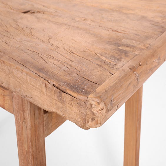 image of Rustic Chinese elm dining table