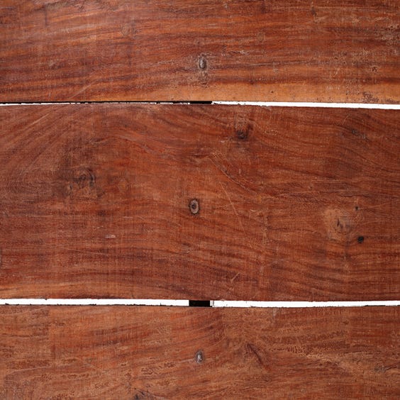 image of Reclaimed aged wooden plank table