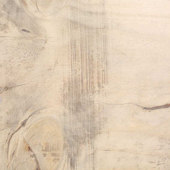 image of Reclaimed bleached wooden table