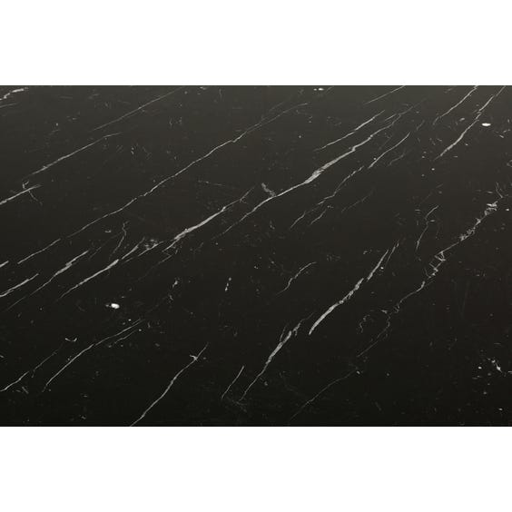 image of Saarinen black and white marble table