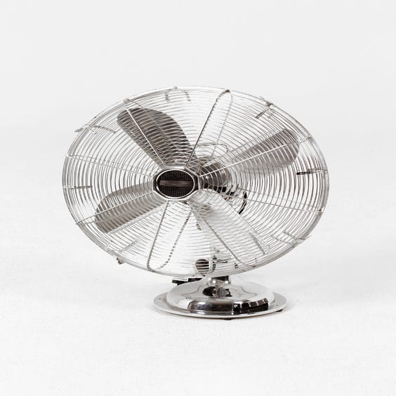 image of Vintage aluminium desk fan