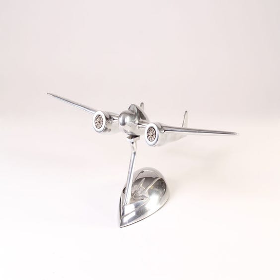 image of Aluminium model aeroplane ornament