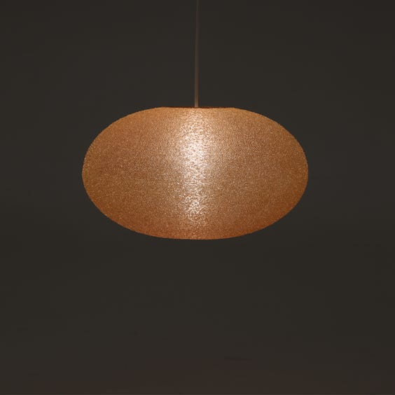 image of Midcentury fiberglass gold light