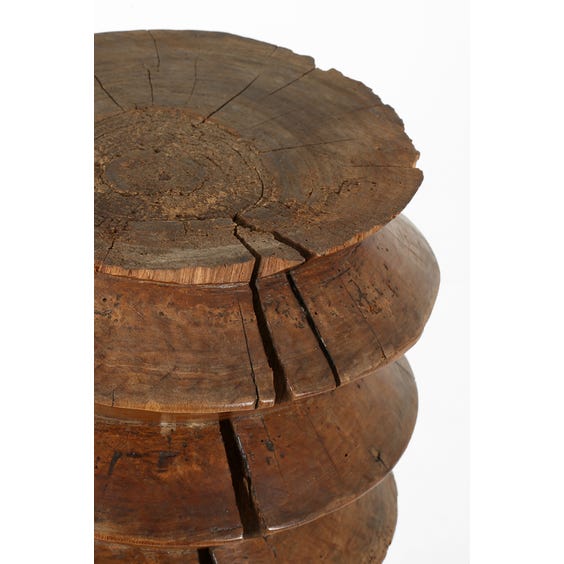 image of 19th century Calvados walnut screw plinth 