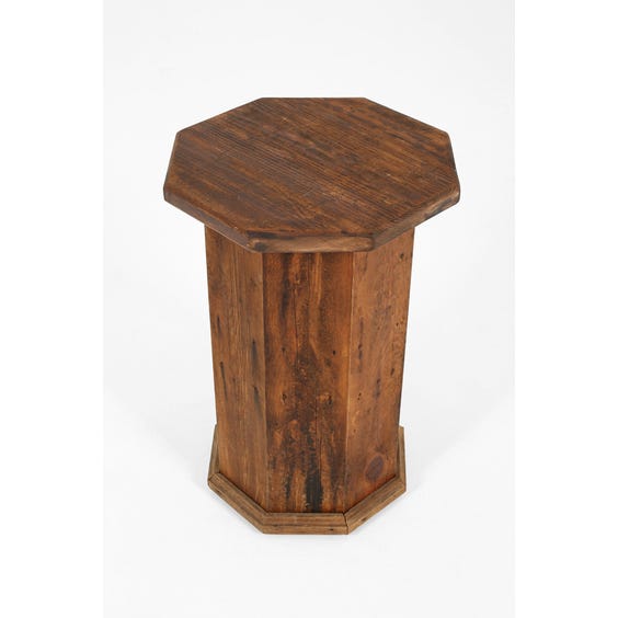 image of Vintage solid pine plinth
