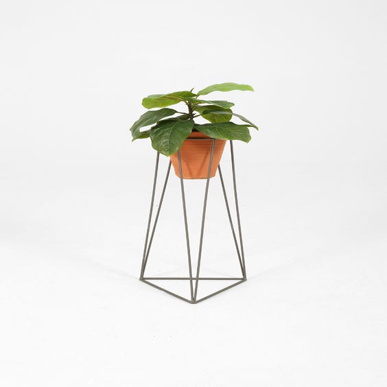 image of Tall terracotta plant stand