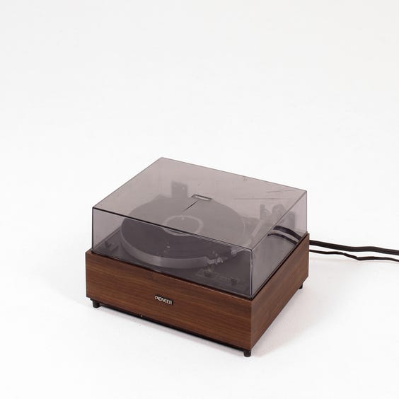 image of Vintage 1970s Pioneer record player