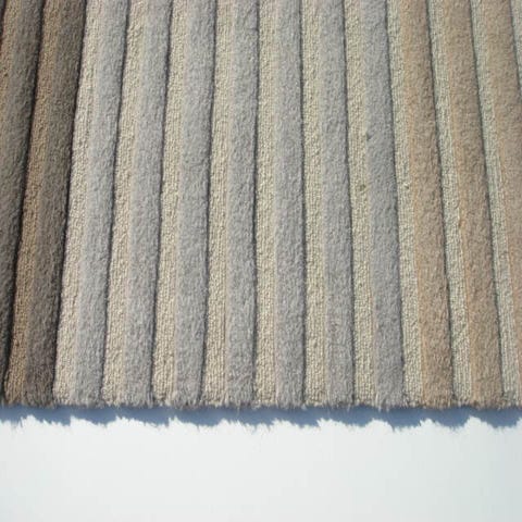 image of Striped brown lilac beige runner