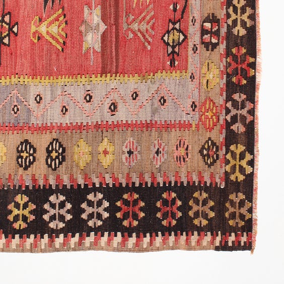 image of Traditional alien patterned Kelim rug