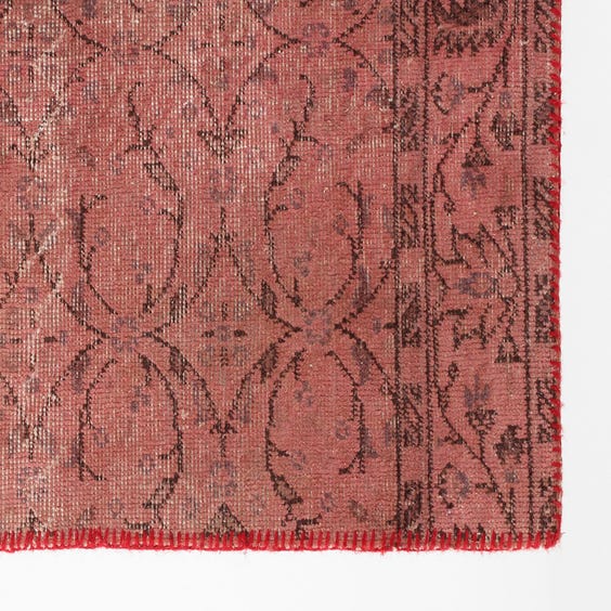 image of Pink patchwork weave Kelim rug