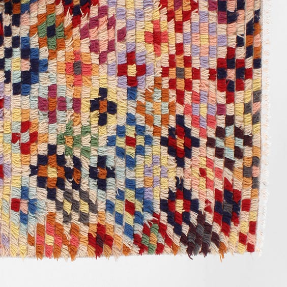 image of Large Kasbah multi coloured wool rug