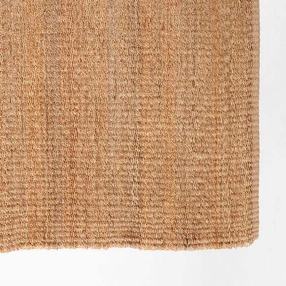 image of Straw twisted woven hemp rug