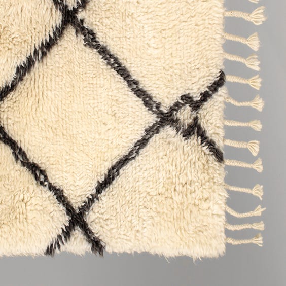 image of Thick Berber style cream rug