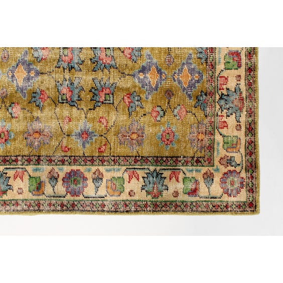 image of Traditional Indian floral woven rug