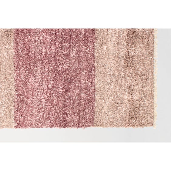 image of Dusty pink knotted pile rug