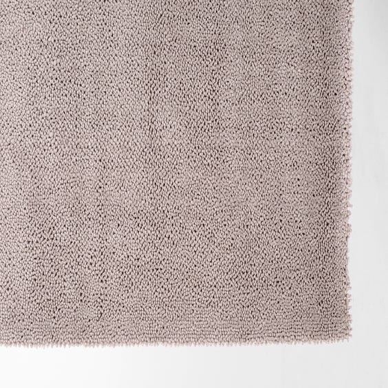 image of Mink grey bobble rug