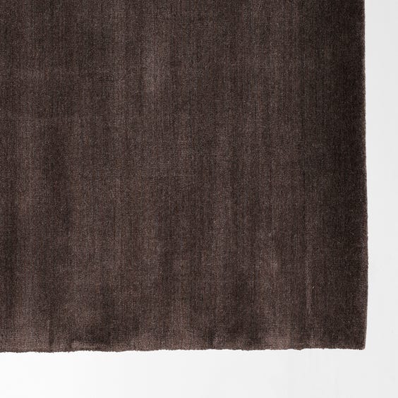image of Warm grey short pile rug