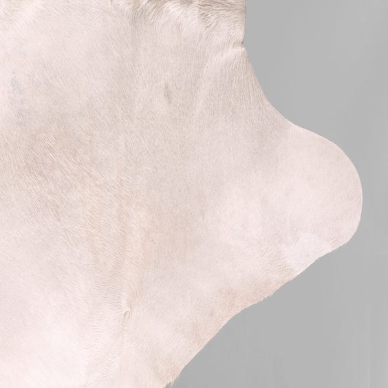 image of Mottled white silver cow hide
