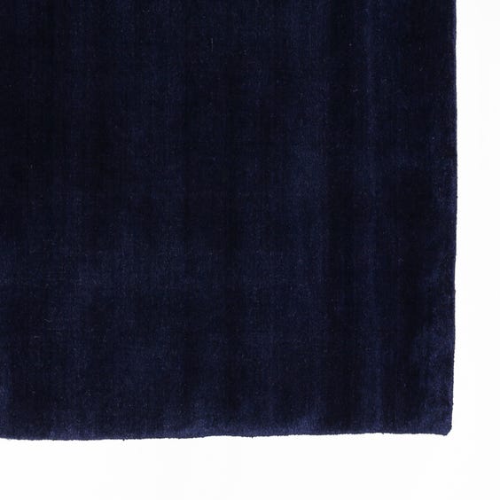 image of Midnight blue rectangular rug