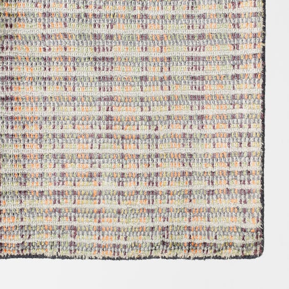 image of Two tone fine check rug