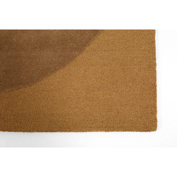 image of Modern biscuit abstract rug