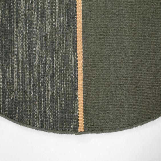 image of Modern split circular grey rug