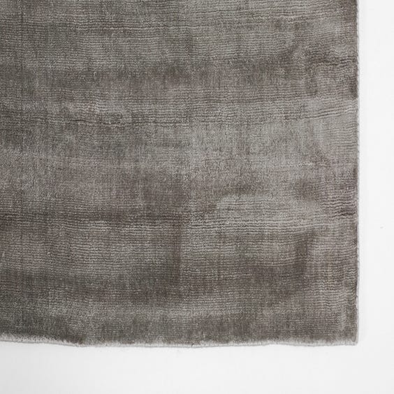 image of Ash grey sheen rug