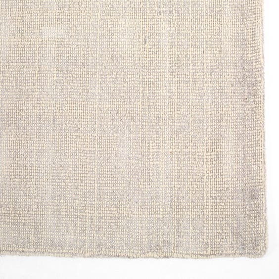 image of Dove grey sheen knotted rug 