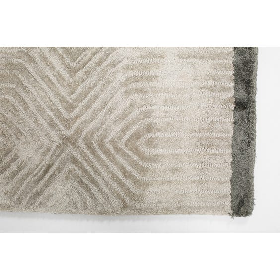image of Silver shimmer faded rug