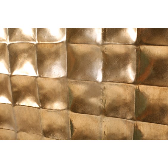 image of Gold pressed metal screen