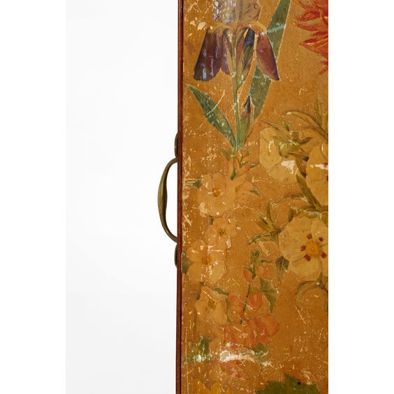 image of Victorian decoupage screen