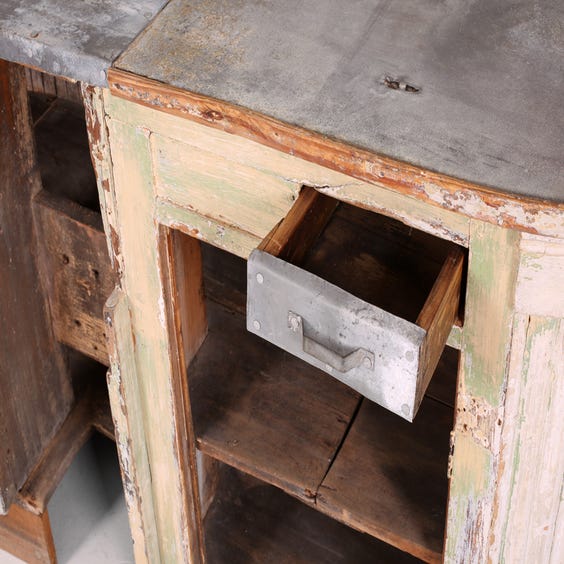 image of Antique French zinc topped bar