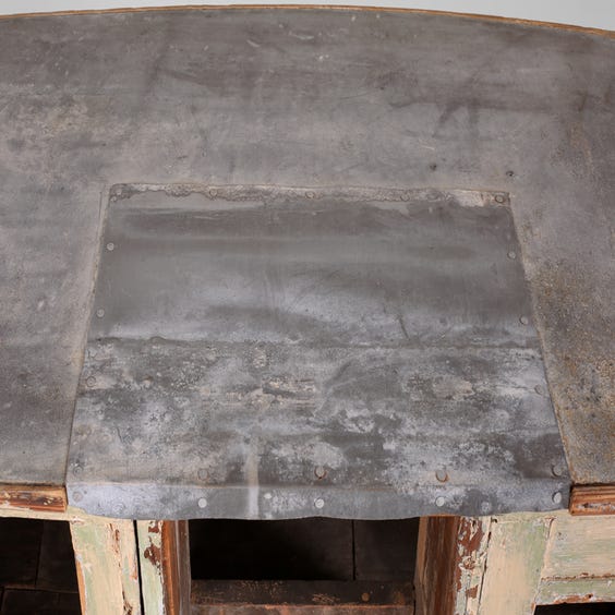 image of Antique French zinc topped bar