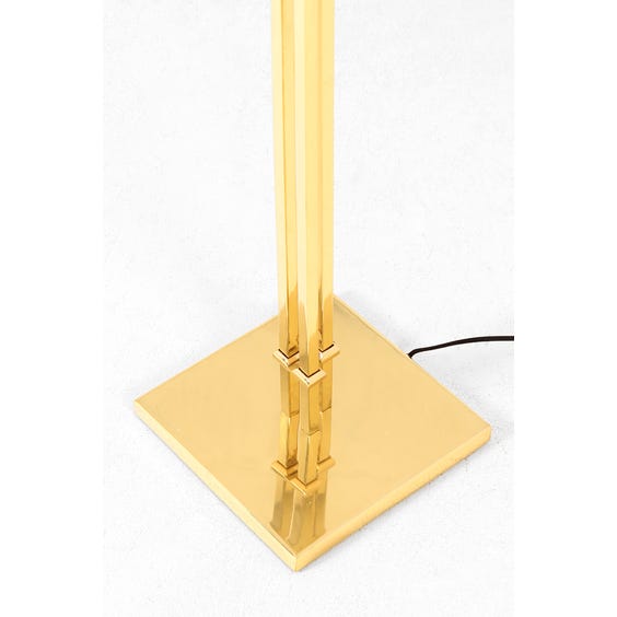 image of Brass three head fan lamp