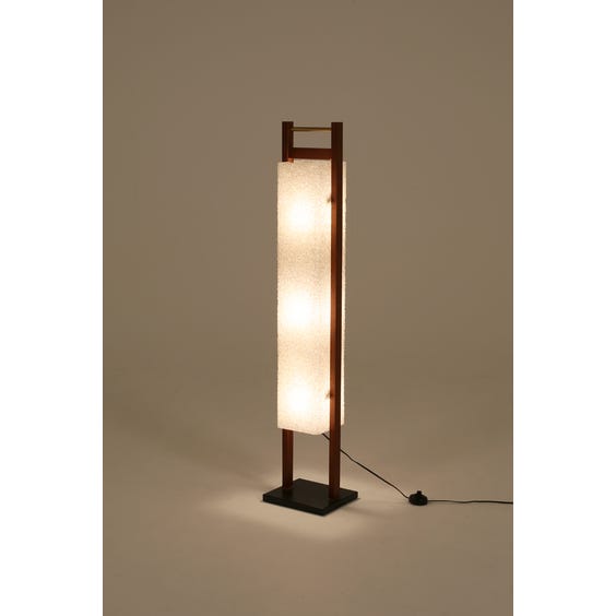 image of Midcentury resin column lamp