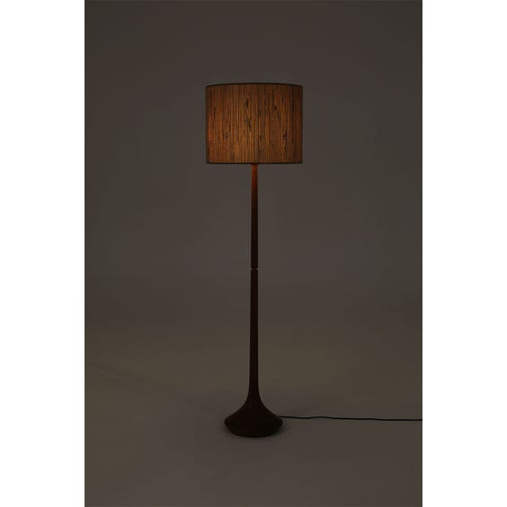 image of Midcentury Danish teak floor lamp